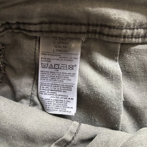 Old Navy size large tall gray painters pants - Picture 5 of 5